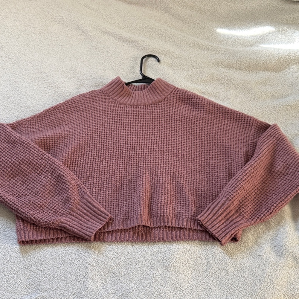 Hollister Dusty Rose Turtleneck Sweater